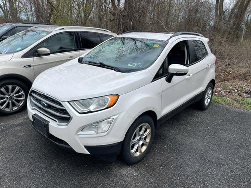 White Platinum Metallic Tri-Coat 2020 Ford EcoSport SE