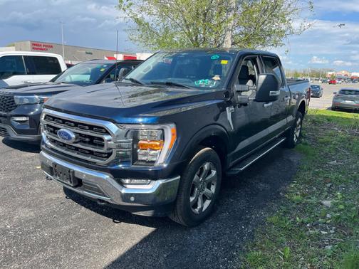 Antimatter Blue/Carbonized Gray 2023 Ford F-150 XLT