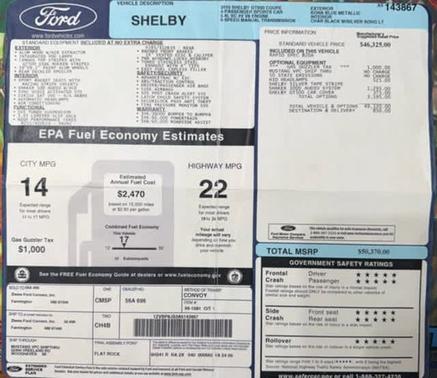 Kona Blue Metallic 2010 Ford Mustang GT500