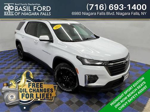 Summit White 2023 Chevrolet Traverse LS