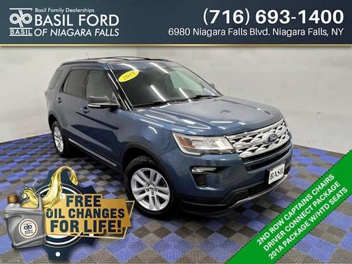 Blue Metallic 2019 Ford Explorer XLT