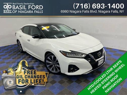 Pearl White Tricoat 2019 Nissan Maxima Platinum
