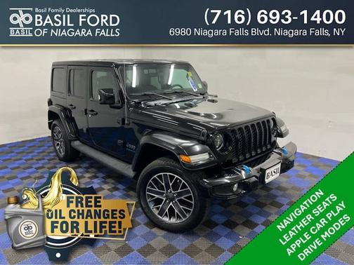 Black Clearcoat 2023 Jeep Wrangler 4xe Sahara High Altitude