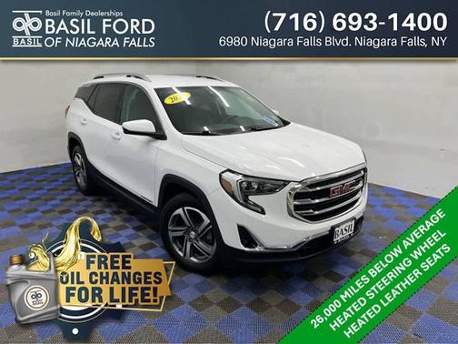 Summit White 2020 GMC Terrain SLT