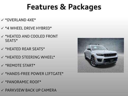 2024 Jeep Grand Cherokee 4xe Overland