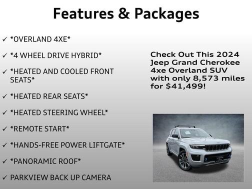 2024 Jeep Grand Cherokee 4xe Overland