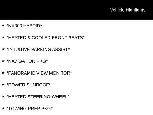 2021 Lexus NX 300h 300H