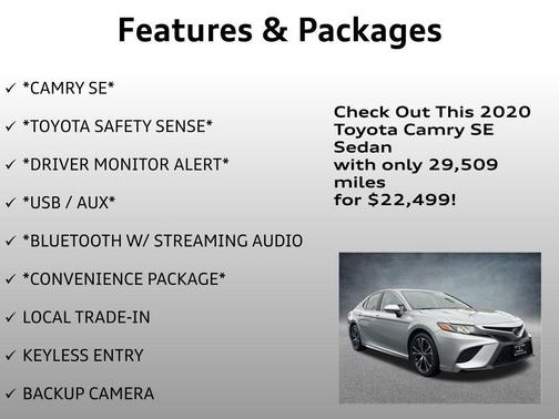 2020 Toyota Camry SE