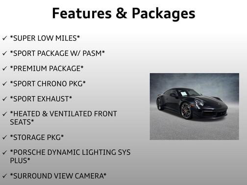 2023 Porsche 911 Carrera S