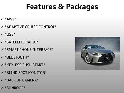 2021 Lexus IS 300 Base