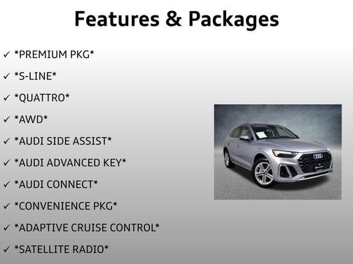 2024 Audi Q5 e 55 S line quattro Premium