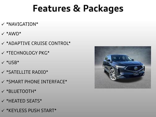 2023 Acura MDX Technology