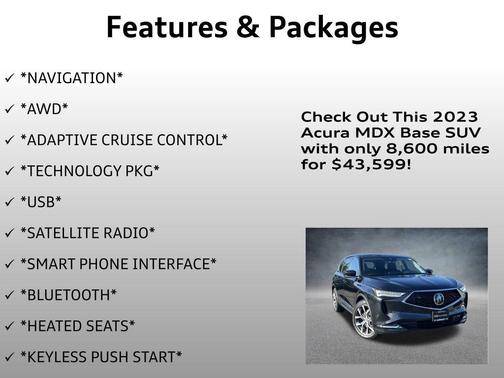 2023 Acura MDX Technology