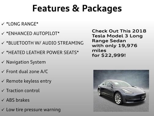2018 Tesla Model 3 Long Range