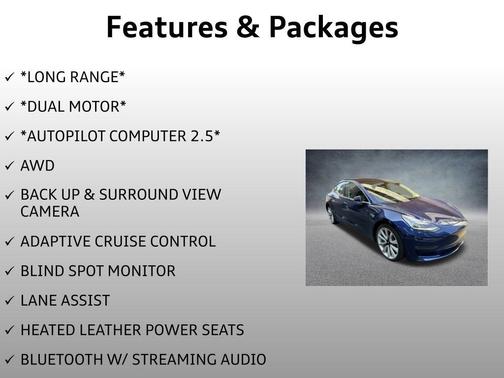 2018 Tesla Model 3 Long Range
