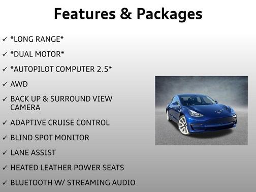 2018 Tesla Model 3 Long Range