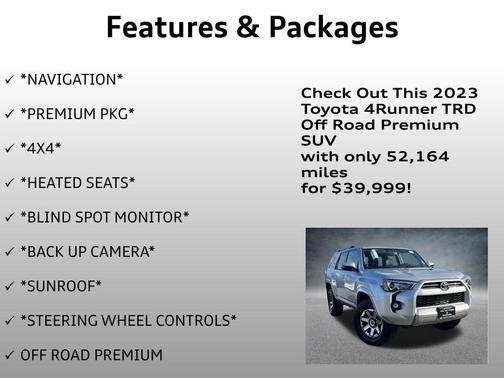 2023 Toyota 4Runner TRD Off Road Premium