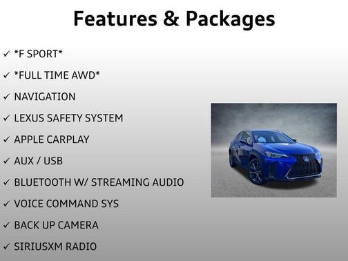 2019 Lexus UX 250h F Sport