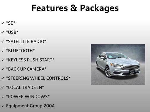 2017 Ford Fusion SE
