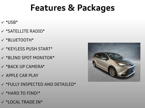 2022 Toyota Sienna LE