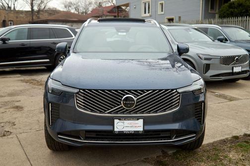 Denim Blue Metallic 2026 Volvo XC90 Plus, B5 AWD Gas (mild hybrid), Gasoline, Bright, 7 Seats