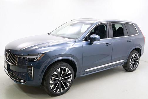 Denim Blue Metallic 2026 Volvo XC90 Plus, B6 AWD Gas (mild hybrid), Gasoline, Bright, 7 Seats