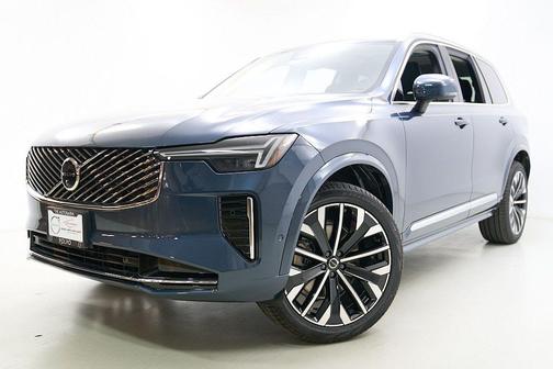 Denim Blue Metallic 2026 Volvo XC90 Plus, B6 AWD Gas (mild hybrid), Gasoline, Bright, 7 Seats