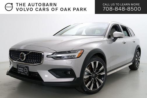 Silver Dawn Metallic 2025 Volvo V60 Cross Country Ultra, B5 AWD Gas (mild hybrid)