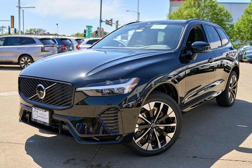 Onyx Black Metallic 2026 Volvo XC60 Plug-In Hybrid Plus, T8 AWD Electric/Gasoline, Dark