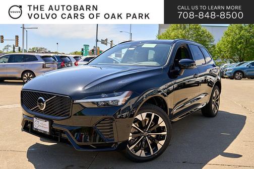 Onyx Black Metallic 2026 Volvo XC60 Plug-In Hybrid Plus, T8 AWD Electric/Gasoline, Dark