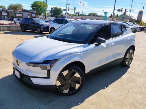 Crystal White Metallic 2026 Volvo EX30 Plus Twin Motor Performance, Fully electric