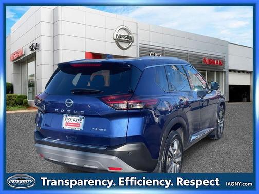 Caspian Blue 2021 Nissan Rogue SL