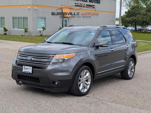 White Platinum Metallic Tri-Coat 2015 Ford Explorer Limited