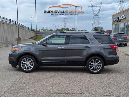 White Platinum Metallic Tri-Coat 2015 Ford Explorer Limited