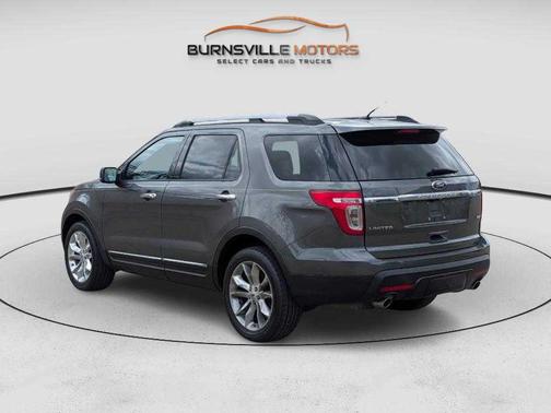 White Platinum Metallic Tri-Coat 2015 Ford Explorer Limited