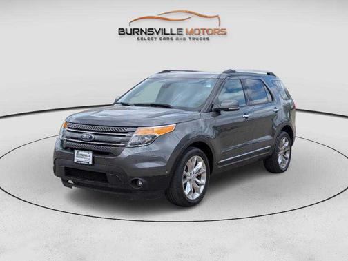 White Platinum Metallic Tri-Coat 2015 Ford Explorer Limited
