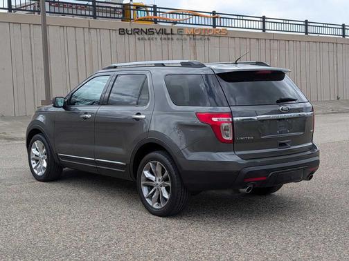 White Platinum Metallic Tri-Coat 2015 Ford Explorer Limited