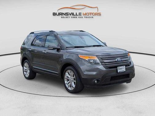 White Platinum Metallic Tri-Coat 2015 Ford Explorer Limited