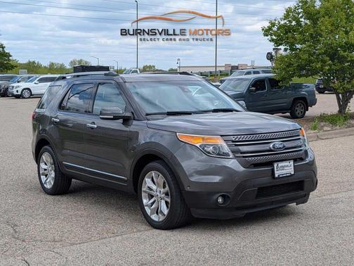 White Platinum Metallic Tri-Coat 2015 Ford Explorer Limited