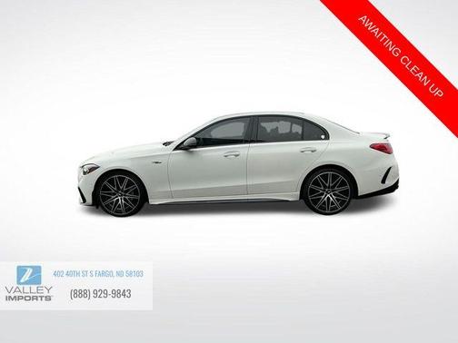 Polar White 2024 Mercedes-Benz AMG C 43 Base 4MATIC
