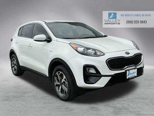 Clear White 2021 Kia Sportage LX