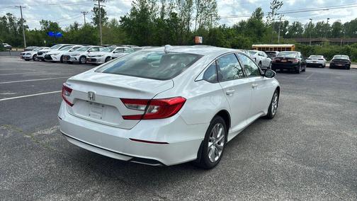 White 2019 Honda Accord LX