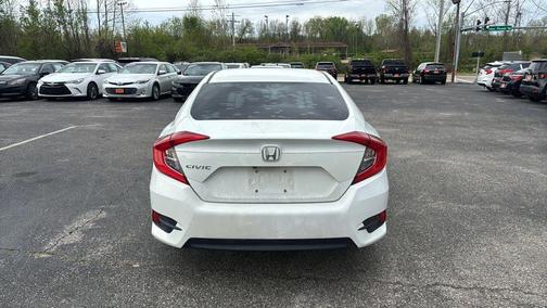 White 2016 Honda Civic LX