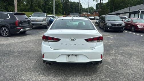 White 2019 Hyundai SONATA Sport