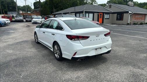 White 2019 Hyundai SONATA Sport