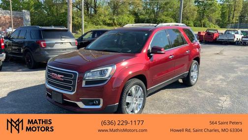 Red 2017 GMC Acadia Limited Sport Utility 4D