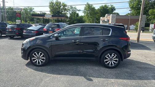 Black 2017 Kia Sportage EX