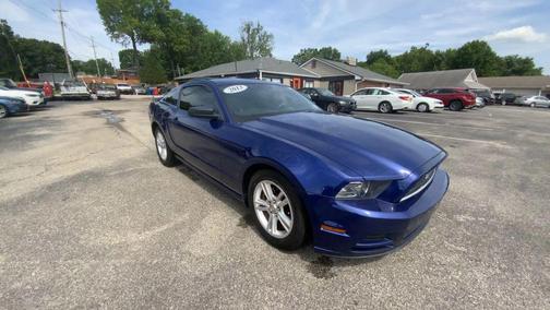 Blue 2013 Ford Mustang V6