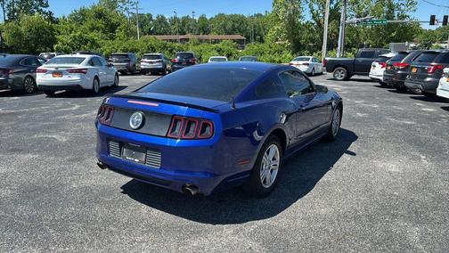 Blue 2013 Ford Mustang V6