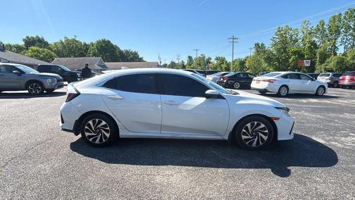 White 2017 Honda Civic LX